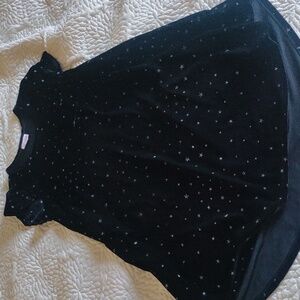 LuLaRoe Scarlett Elegant Velvet Stars girls 12